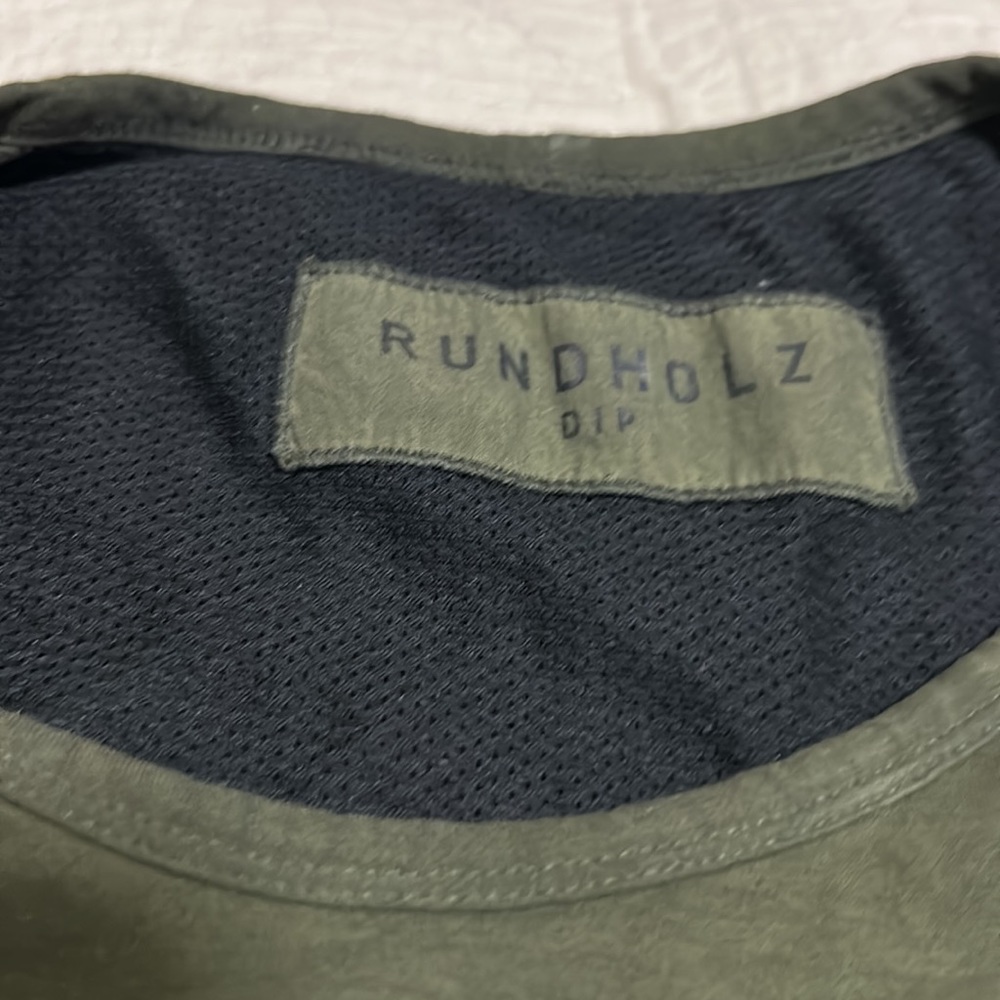 RUNDHOLZ DIP Green & Black Tunic Tied Back Military Utility Size Medium - Picture 14 of 16